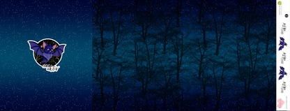 Bio-Jersey Fledermaus nachtaktiv Verlauf dunkelblau 