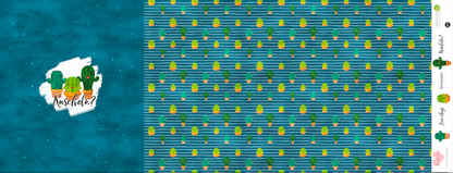 Bio-Jersey Kakteen &quot;Kuscheln?&quot; dunkelpetrol 