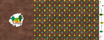 Bio-Jersey Kakteen &quot;Free Hugs&quot; mocca 