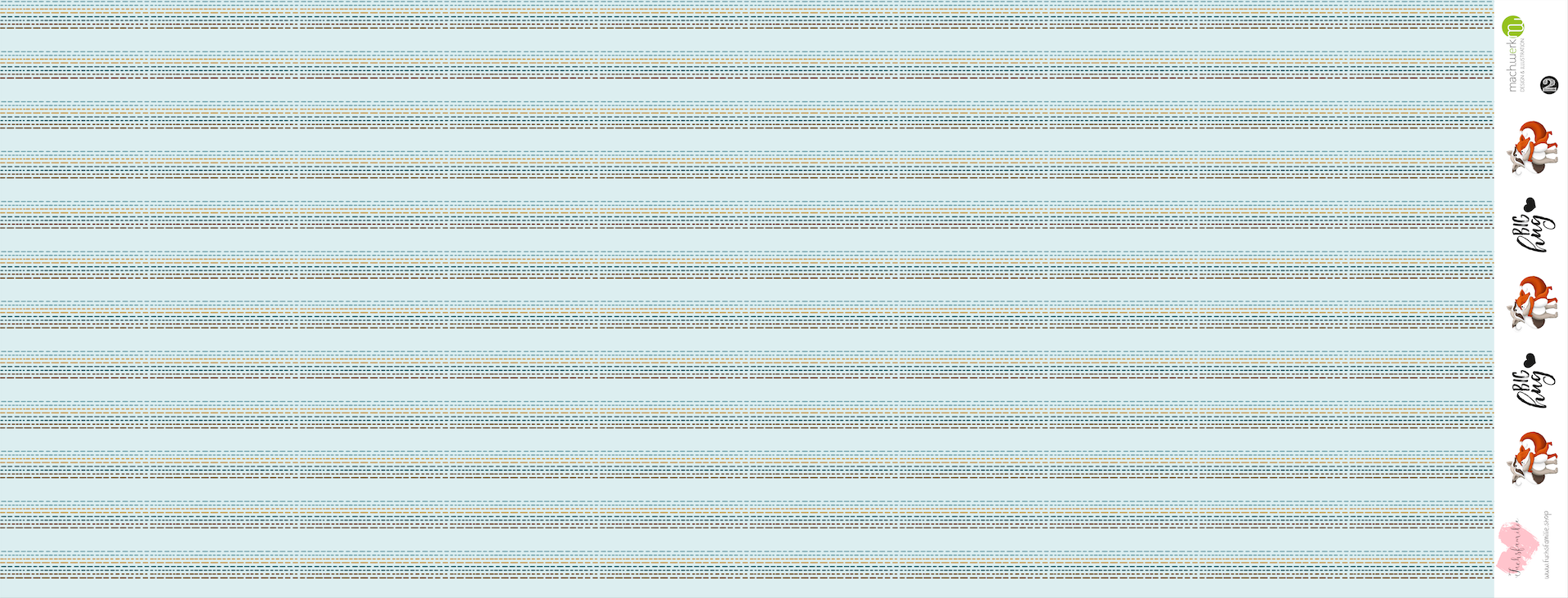 0,5m Bio-Jersey Charlie &quot;Big Hug&quot; Stripes babyblaugrau 