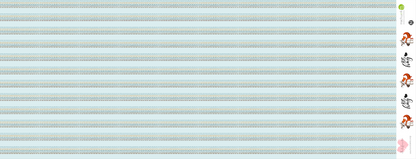 0,5m Bio-Jersey Charlie &quot;Big Hug&quot; Stripes babyblaugrau 