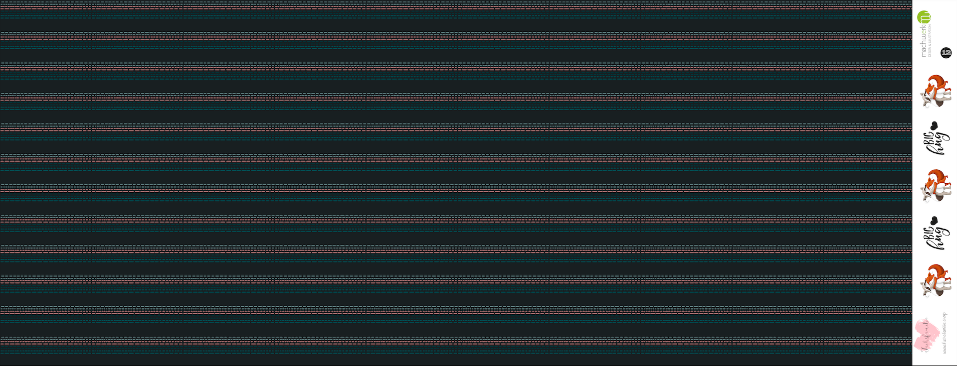 0,5m Bio-Jersey Charlie &quot;Big Hug&quot; Stripes dunkelgrau 