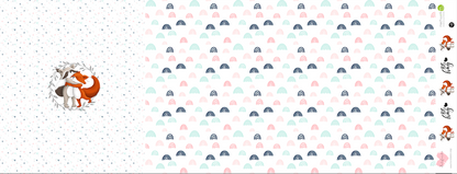 Bio-Jersey Charlie &quot;Big Hug&quot; weiß-pastell 