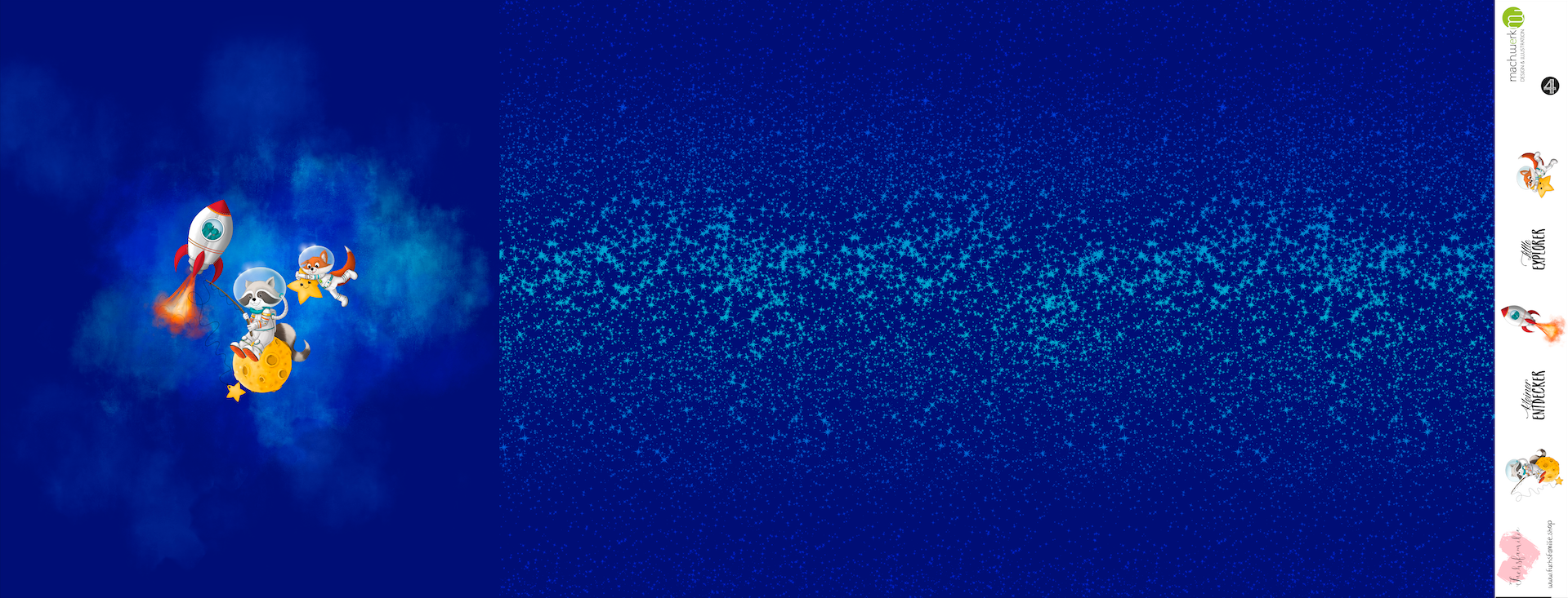 Bio-Jersey Charlie &quot;Little Explorer&quot; königsblau 