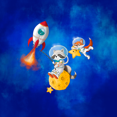 Bio-Jersey Charlie &quot;Little Explorer&quot; königsblau 