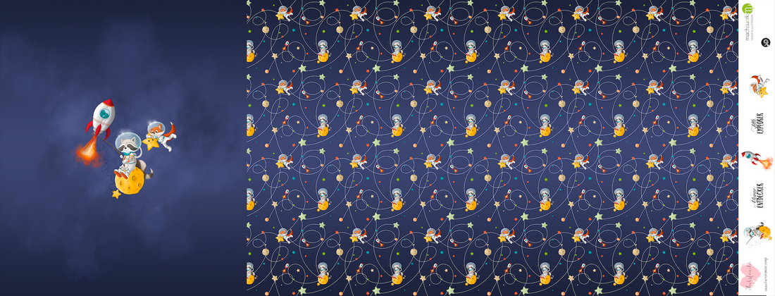 Bio-Jersey Charlie &quot;Little Explorer&quot; Verlauf blau 