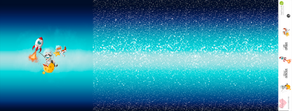 Bio-Jersey Charlie &quot;Little Explorer&quot; blau-weiß 