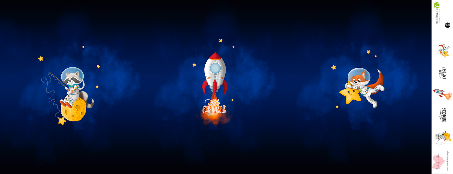 Bio-Jersey Charlie &quot;Little Explorer&quot; blauschwarz 