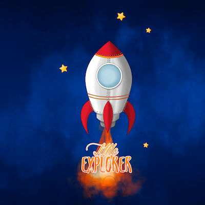 Bio-Jersey Charlie &quot;Little Explorer&quot; blauschwarz 