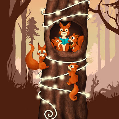 Bio-Sommersweat Eichhörnchenliebe vanillacinnamon 