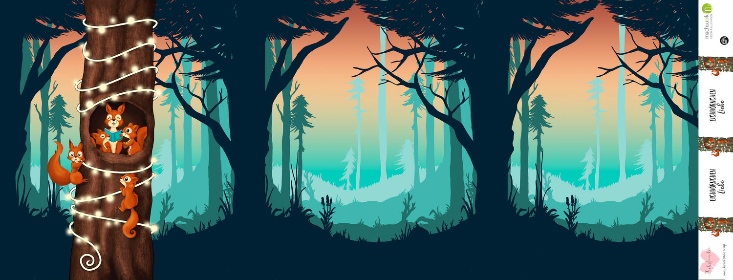 Bio-Sommersweat Eichhörnchenliebe softsummer 