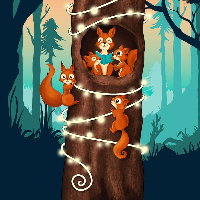 Bio-Sommersweat Eichhörnchenliebe softsummer 