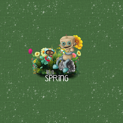 Bio-Jersey Spring Robo grün – Rapport ca. 65cm (+/- 5cm)