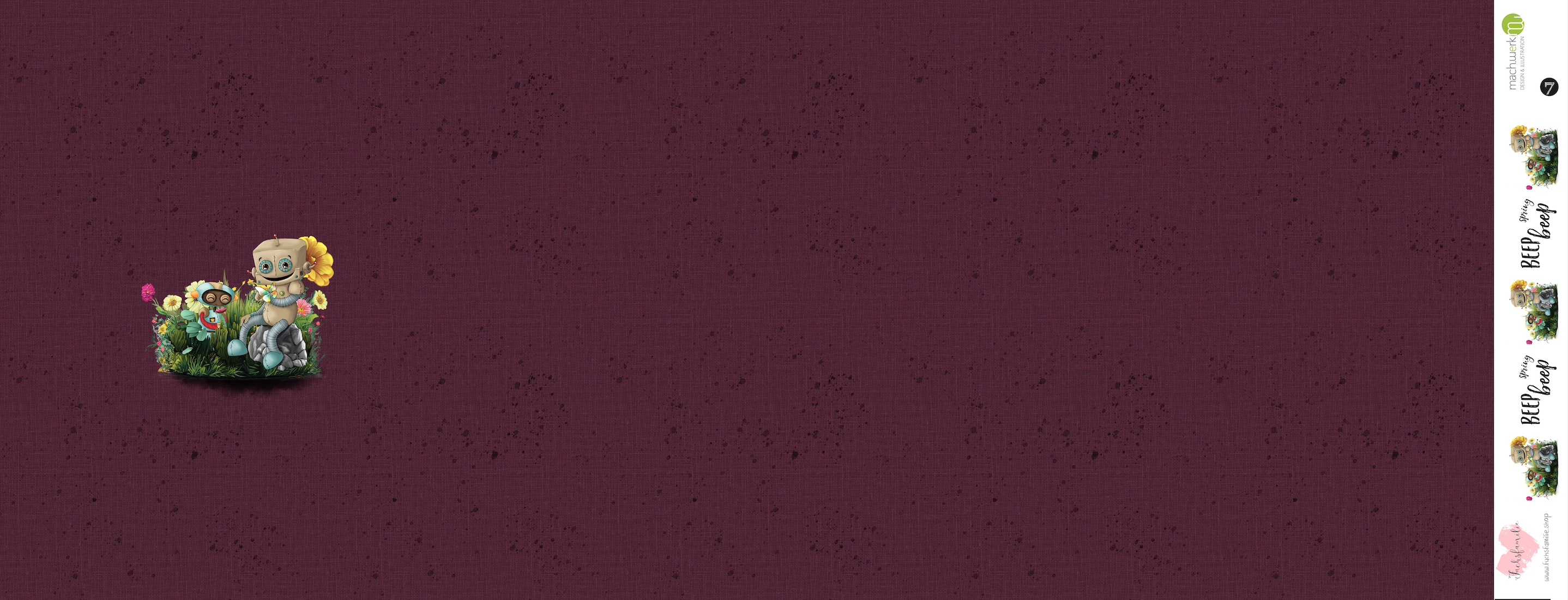 Bio-Jersey Spring Robo rot – Rapport ca. 65cm (+/- 5cm)