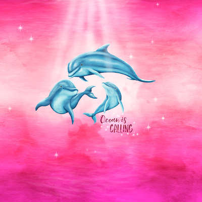Bio-Jersey "Ocean is calling" Verlauf pink waves (