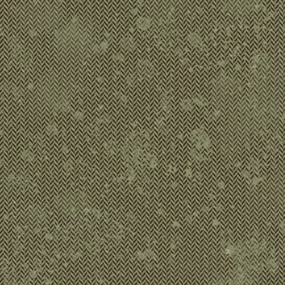 0,5m Bio-Sommersweat Fischgrät Dirty Herringbone carobgreen