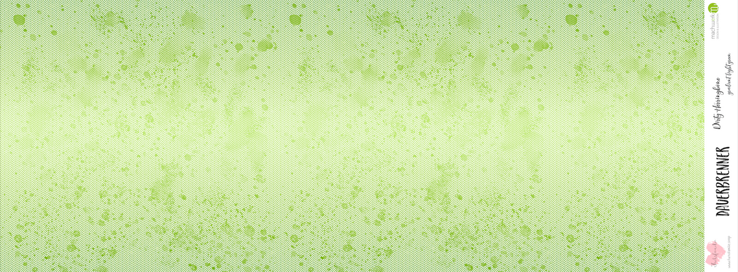 0,5m Bio-Sommersweat Fischgrät Dirty Herringbone gradient light green