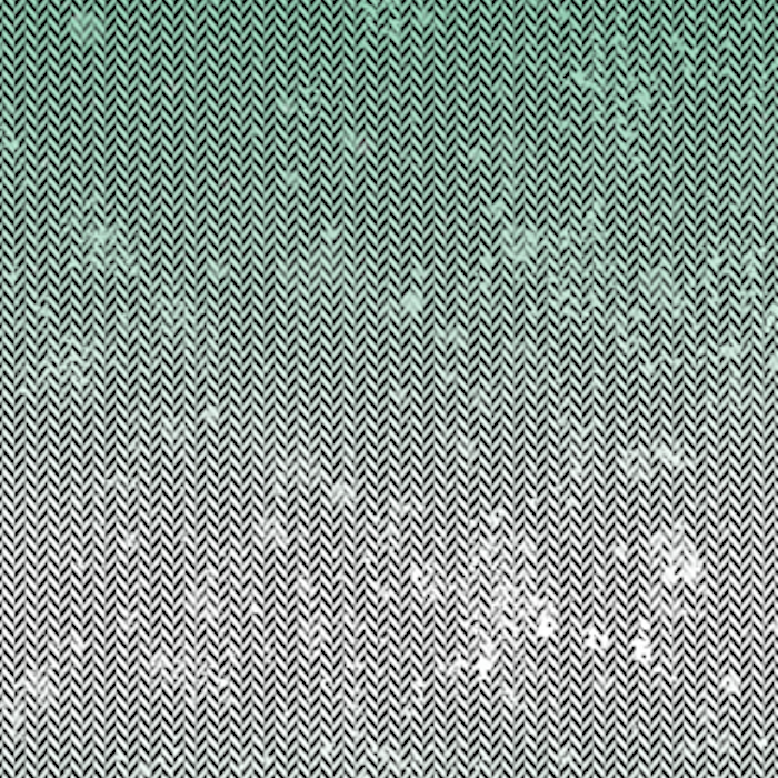 0,5m Bio-Sommersweat Fischgrät Dirty Herringbone gradient mint