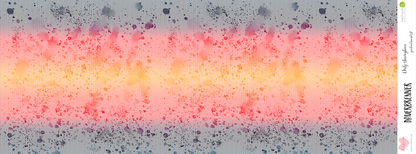 0,5m Bio-Sommersweat Fischgrät Dirty Herringbone gradient sunset 02