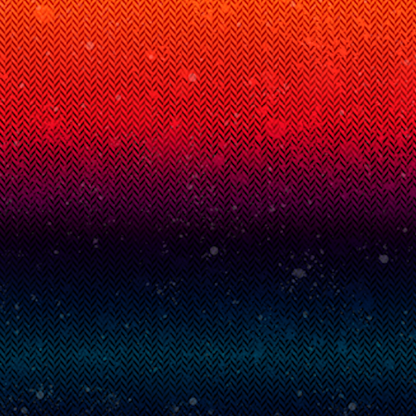 0,5m Bio-Sommersweat Fischgrät Dirty Herringbone gradient sunset 03