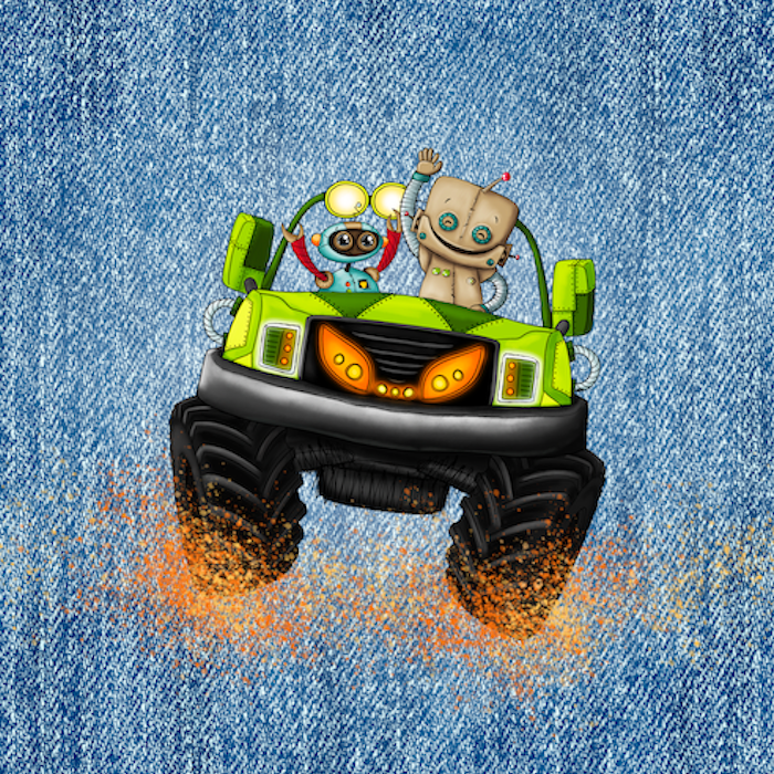 0,5m Bio-Sommersweat BEEP beep WILD RIDE 