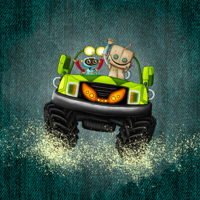 0,5m Bio-Sommersweat BEEP beep WILD RIDE 