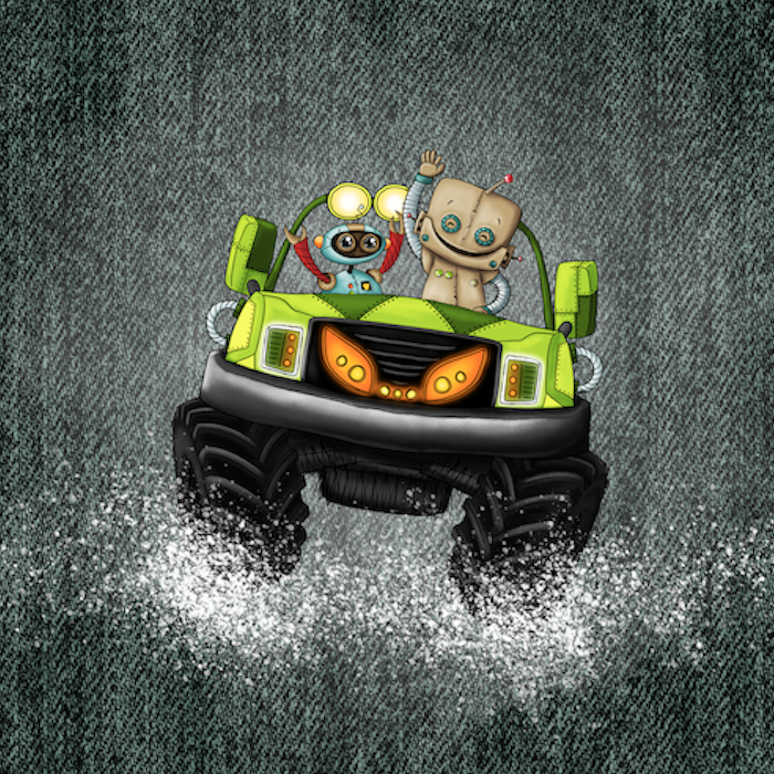 0,5m Bio-Sommersweat BEEP beep WILD RIDE 