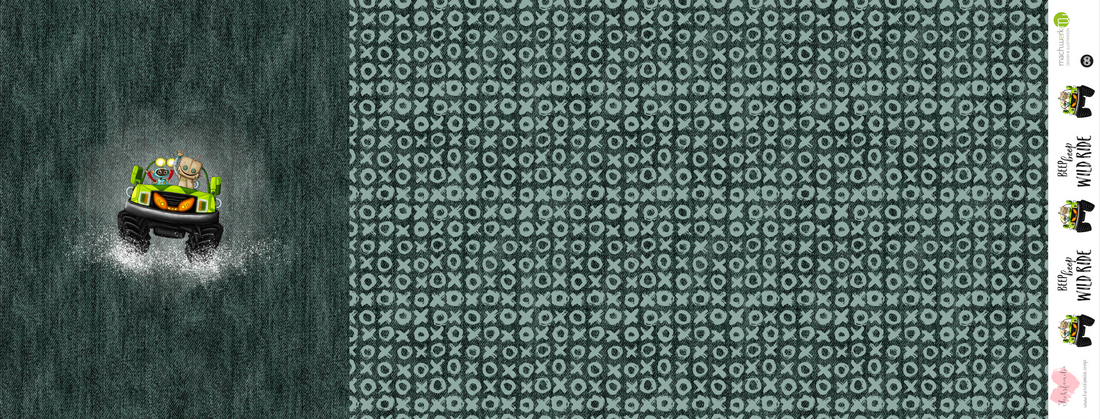 0,5m Bio-Sommersweat BEEP beep WILD RIDE 