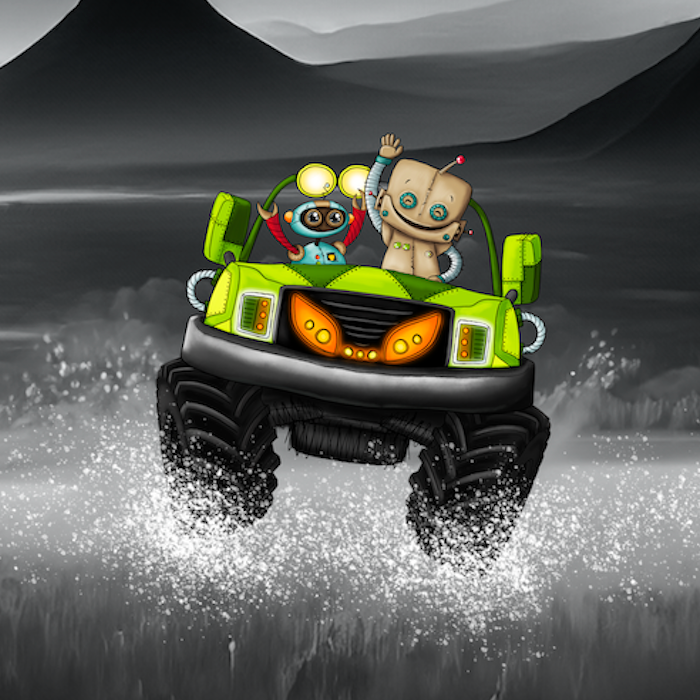 0,5m Bio-Sommersweat BEEP beep WILD RIDE 