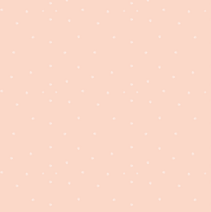 0,5m Bio-Sommersweat Little Fox Punkte peach