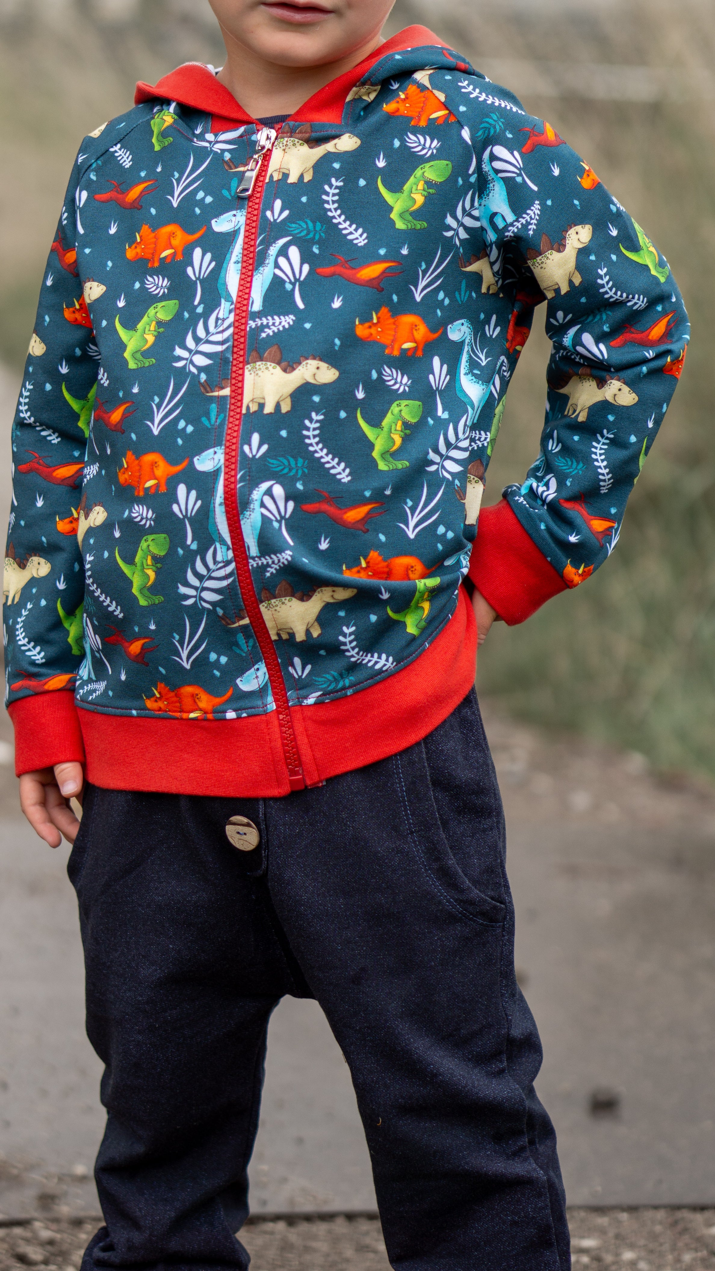 Dinofreunde Zip-Hoodie 