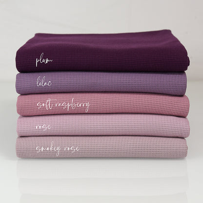 0,5m Ökotex 100 - Waffel-Jersey soft raspberry