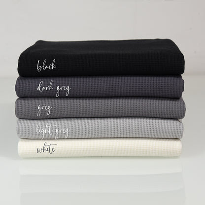 0,5m Ökotex 100 - Waffel-Jersey dark grey