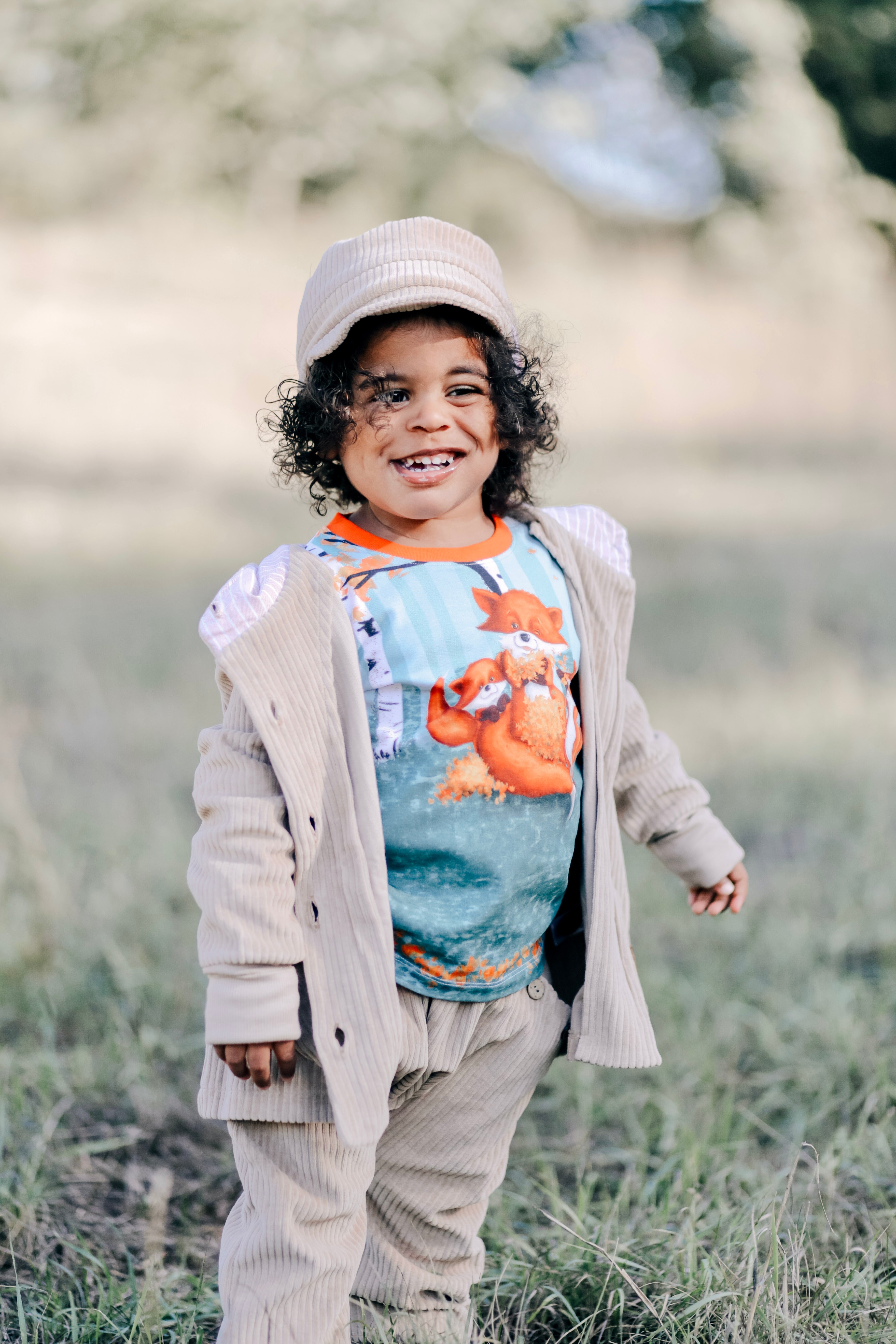 Cord-Knopfjacke beige 