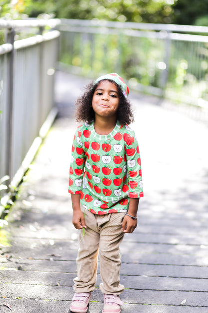 Cord-Hose (gerade Knopfleiste) beige 