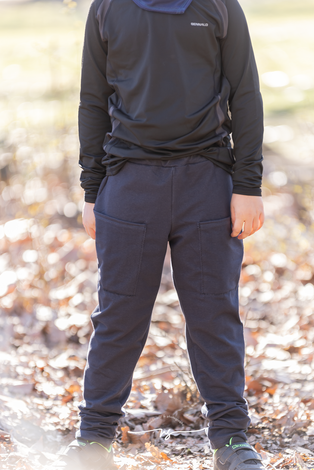 0,5m Denim Sweat "Reem" darkblue 011