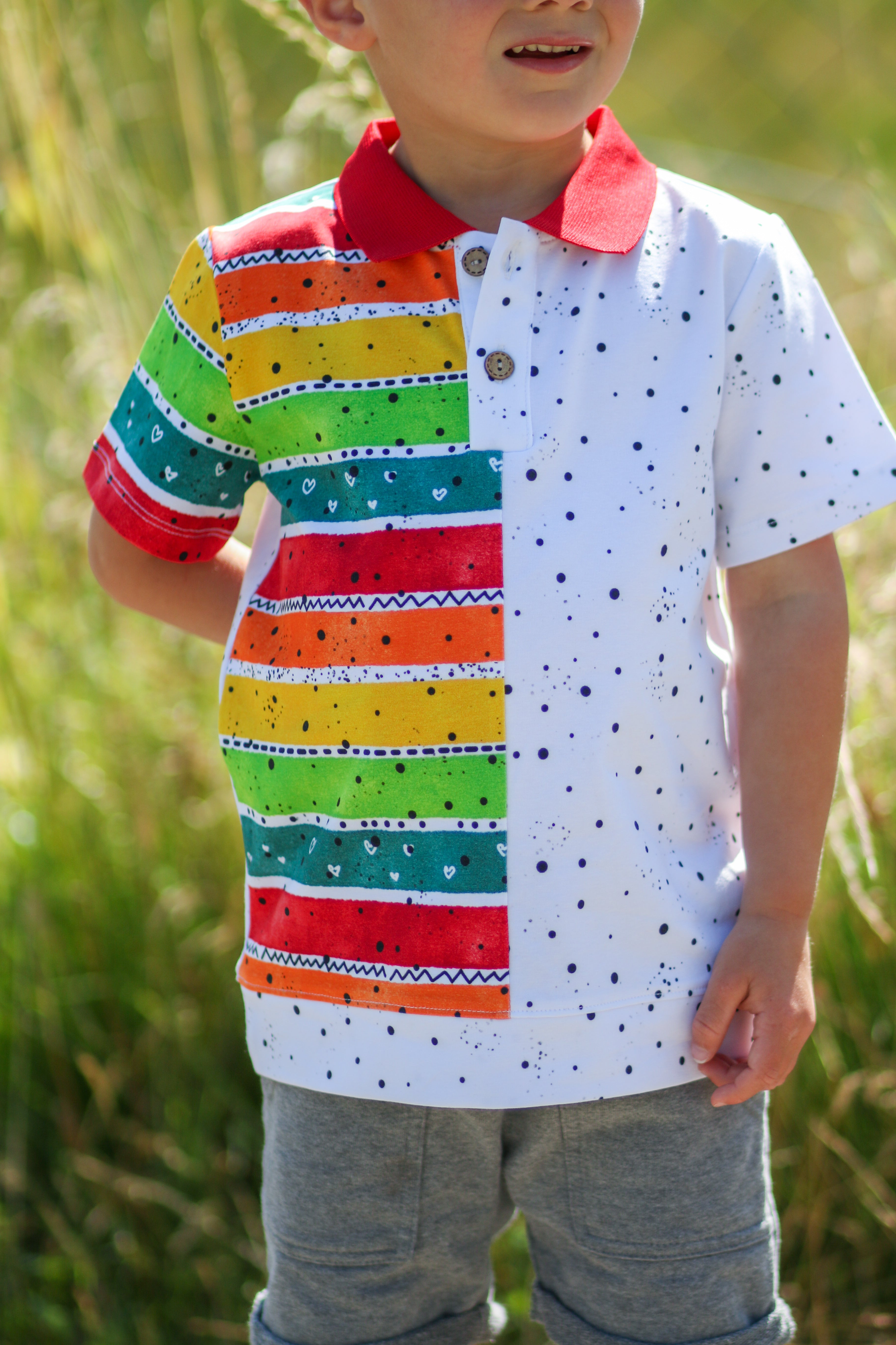 Rainbow Polo-Shirt 