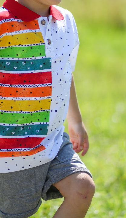 Rainbow Polo-Shirt 