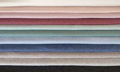 0,5m Bio-Baumwollfleece mint melange