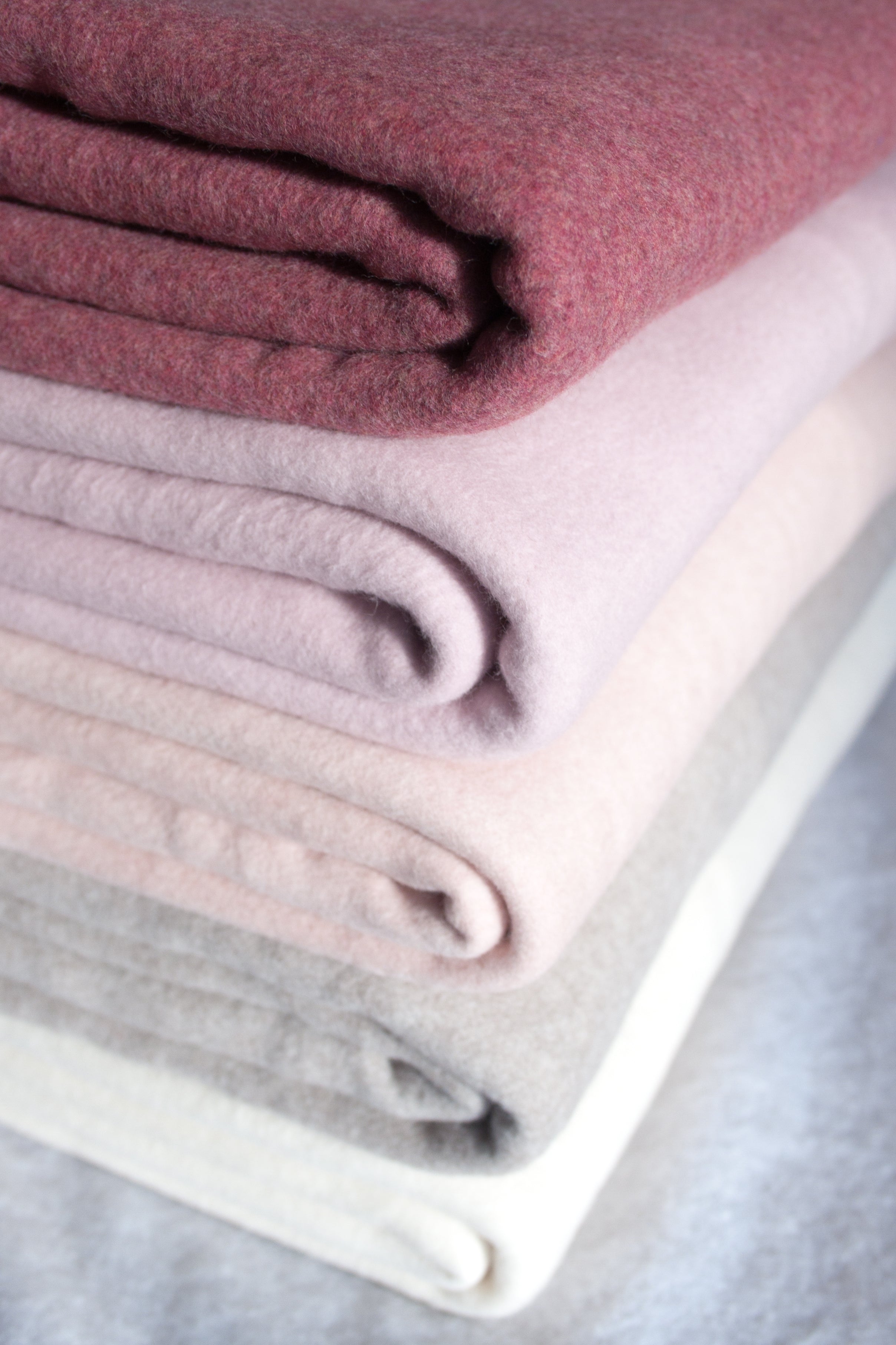 0,5m Bio-Baumwollfleece old rose