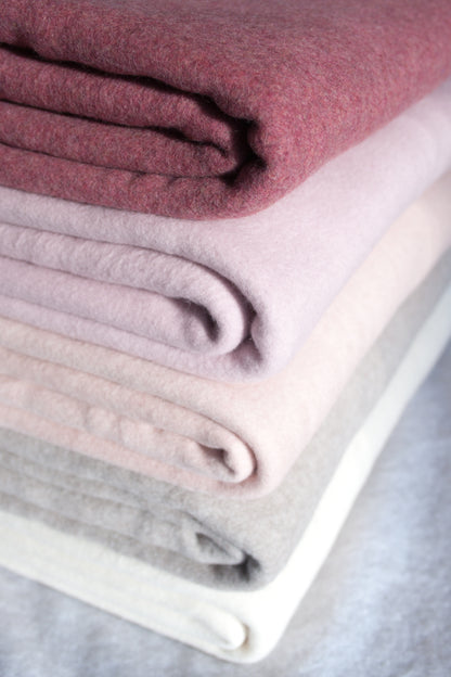 0,5m Bio-Baumwollfleece old rose