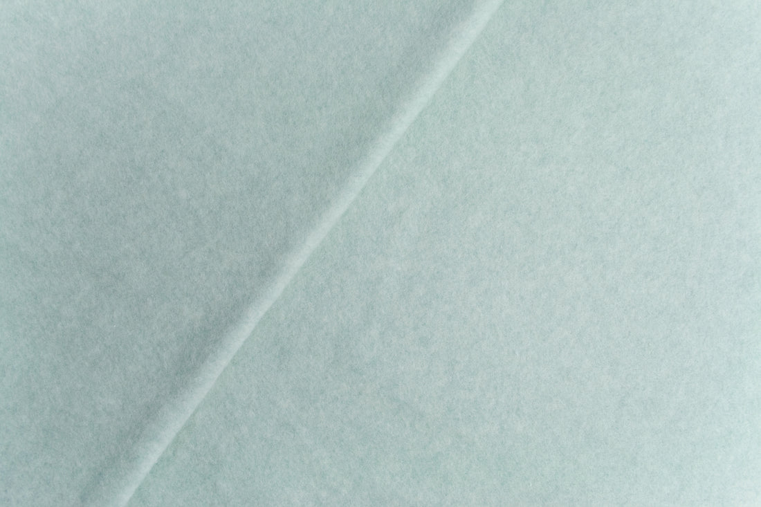 0,5m Bio-Baumwollfleece mint melange