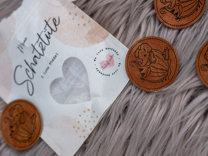 1 Schatztüte Ahoi-Elefanten-Labels (enthält 5 Labels)