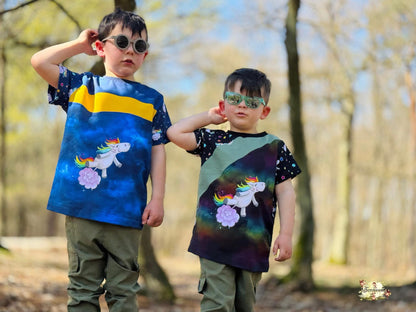 Bio-Jersey Glitzereinhorn darkcandy 