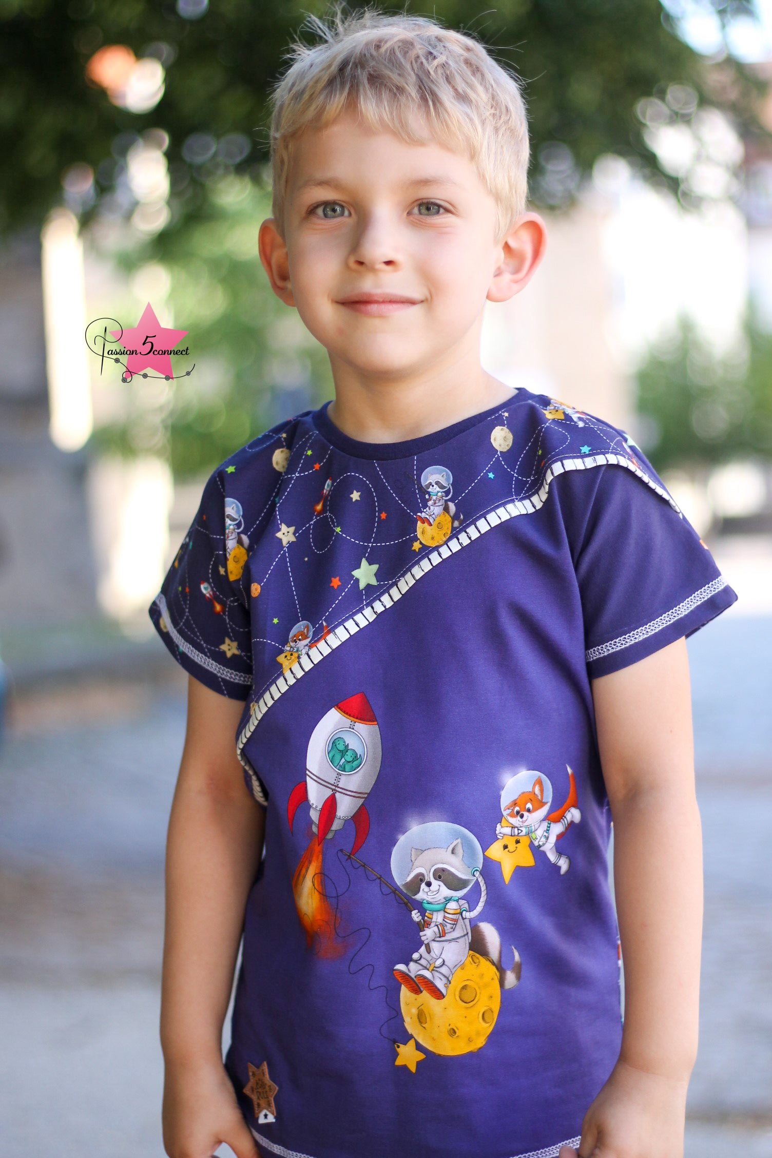 Bio-Jersey Charlie &quot;Little Explorer&quot; königsblau 