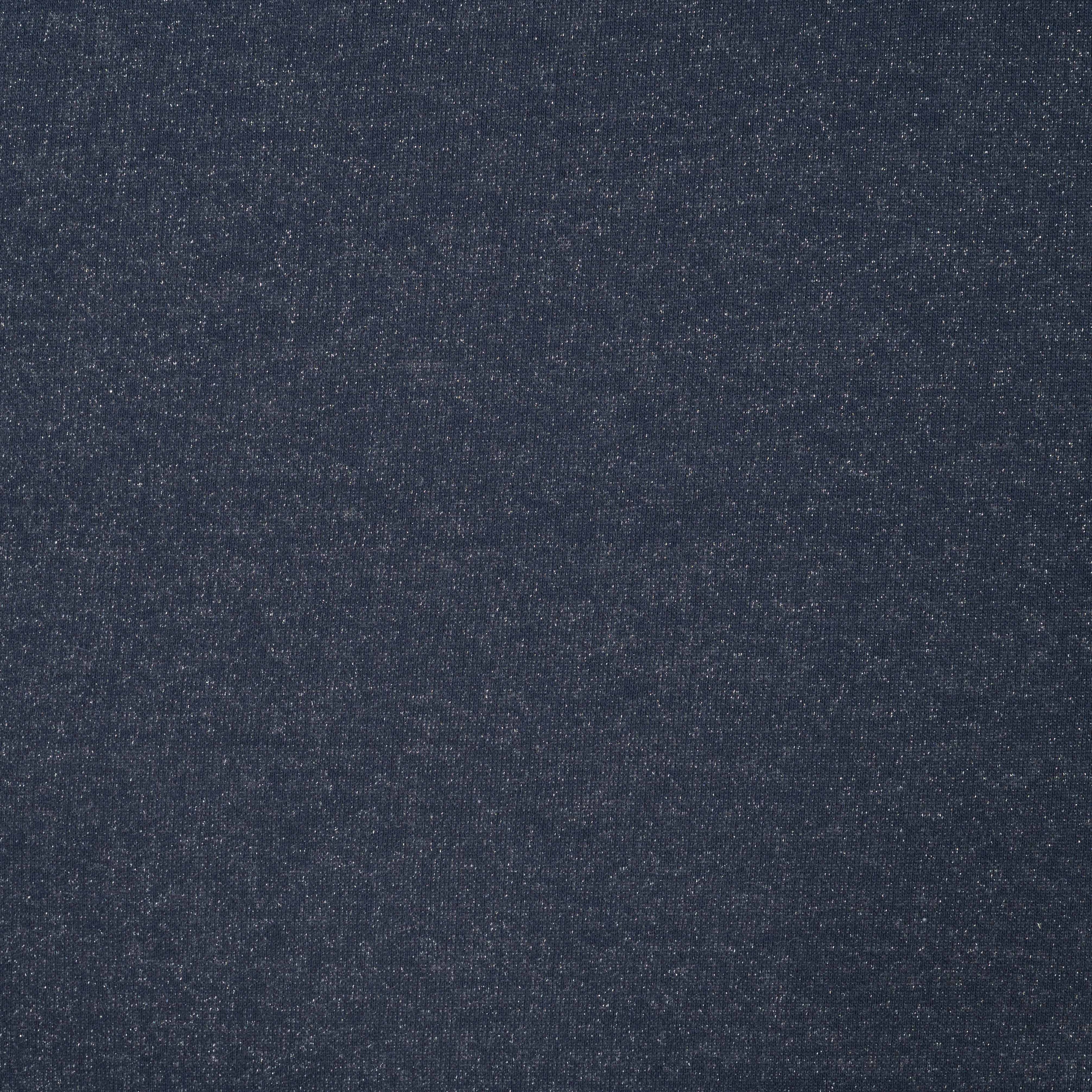 0,5m Glitzerpopitzer French Terry Navy