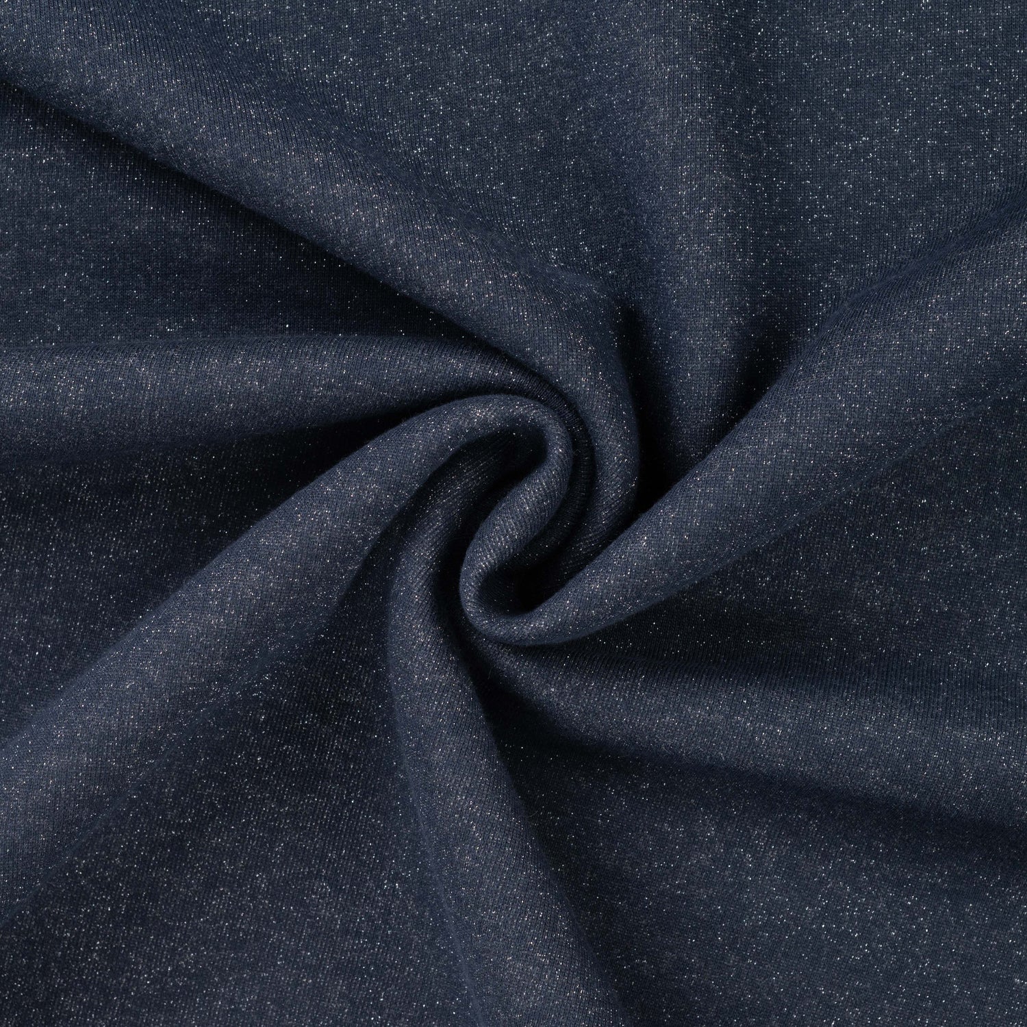 0,5m Glitzerpopitzer French Terry Navy