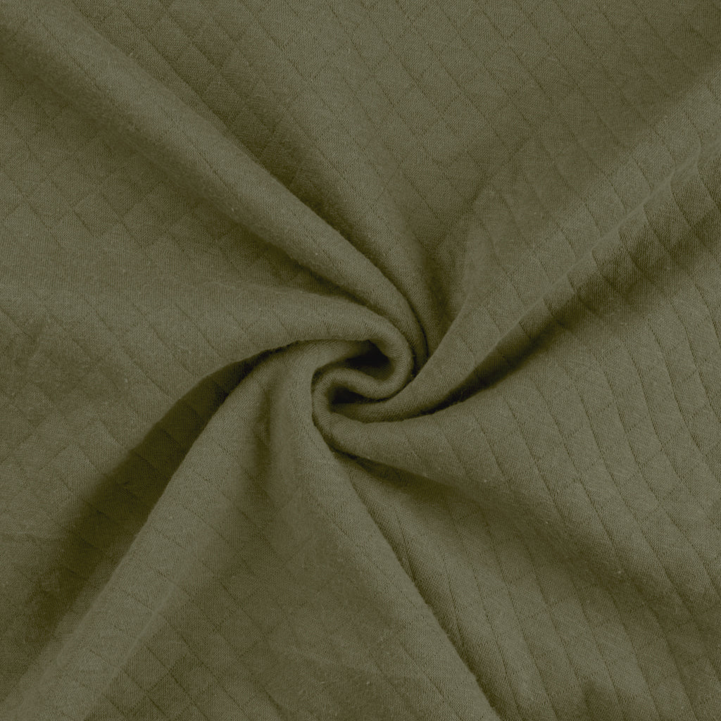 0,5m Baumwoll-Steppstoff Ökotex army