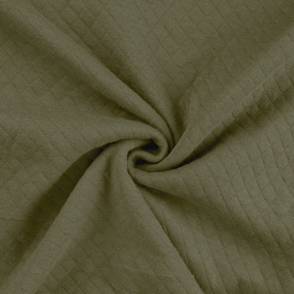 0,5m Baumwoll-Steppstoff Ökotex army