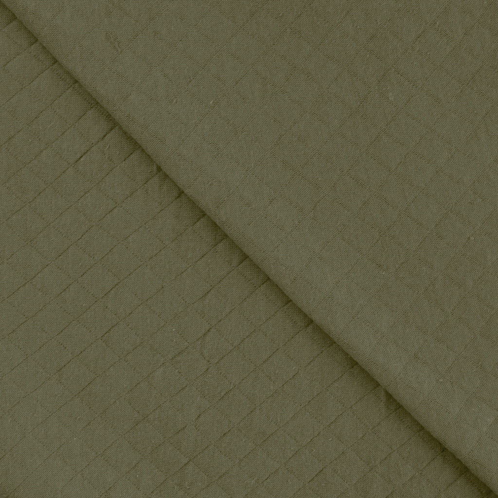 0,5m Baumwoll-Steppstoff Ökotex army